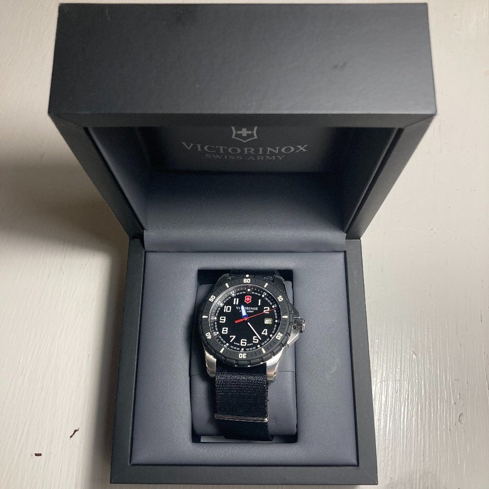 VICTORINOX Swiss Army Maverick Sport BLK Nylon Men's Watch 241674.1